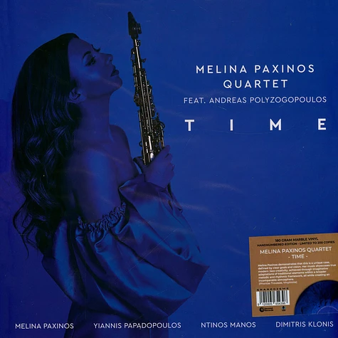 Melina Paxinos Quartet - Time Blue Marble Vinyl Edition