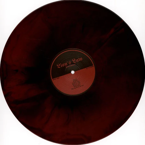 Lion's Law - Evermore Galaxy Oxblood Red & Black Vinyl Edition