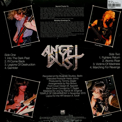 Angel Dust - Into The Dark Past Black Vinyl Edition