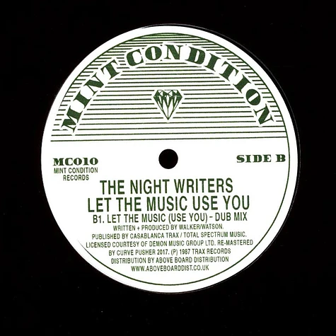 Night Writers - Let The Music Use You