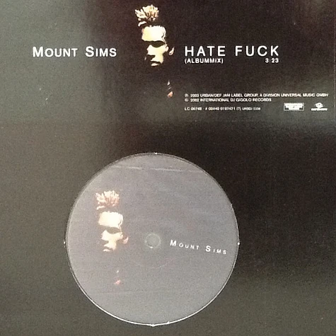 Mount Sims - Hate Fuck