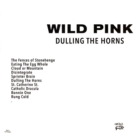 Wild Pink - Dulling The Horns Blue And Yellow Splatter Vinyl Edition