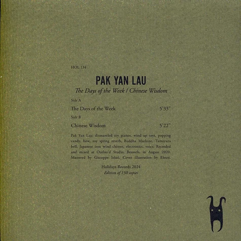 Pak Yan Lau - The Days Of The Week / Chinese Wisdom