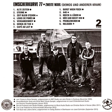 Emscherkurve 77 - Zweite Wahl Splatter Clear W/ Black, Grey & White Vinyl Edition