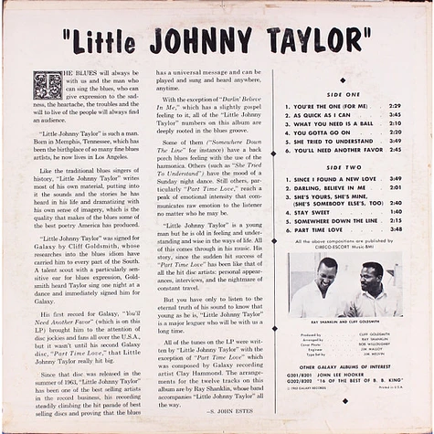 Little Johnny Taylor - Little Johnny Taylor