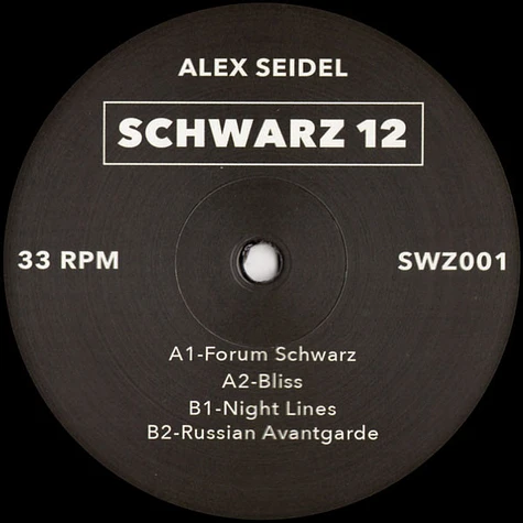 Alex Seidel - SWZ001