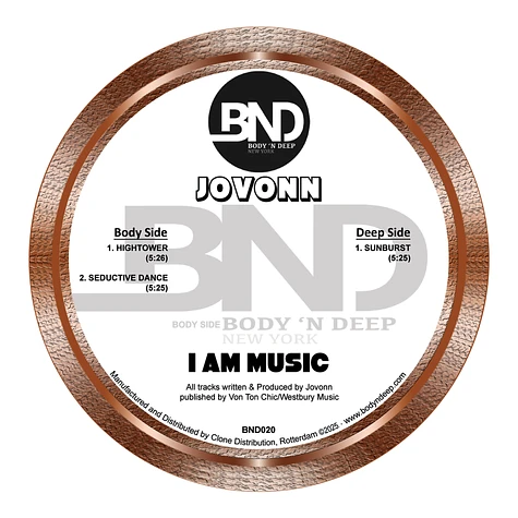 Jovonn - I Am Music