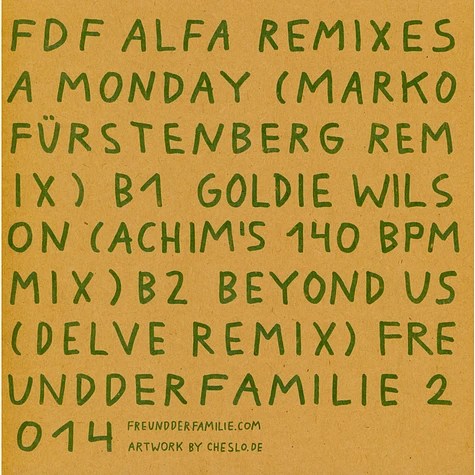 Freund Der Familie - Alfa Remixes #2