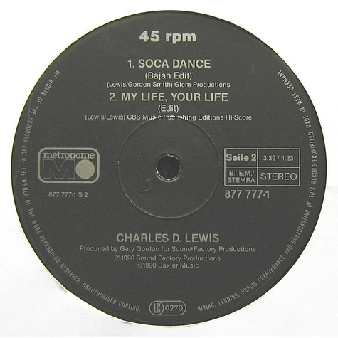 Charles D. Lewis - Soca Dance