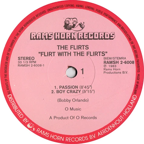 The Flirts - Flirt With The Flirts