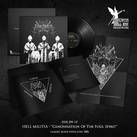 Hell Militia - Canonisation Of The Fool Spirit Black Vinyl Edition