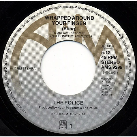 The Police - Wrapped Around Your Finger