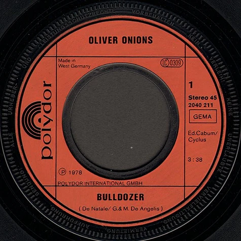 Oliver Onions - Bulldozer