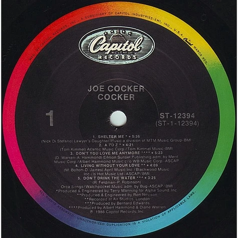 Joe Cocker - Cocker