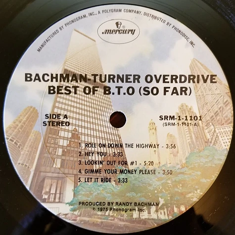 Bachman-Turner Overdrive - Best Of B.T.O. (So Far)