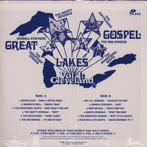 V.A. - Great Lakes Gospel: Cleveland Black Vinyl Edition