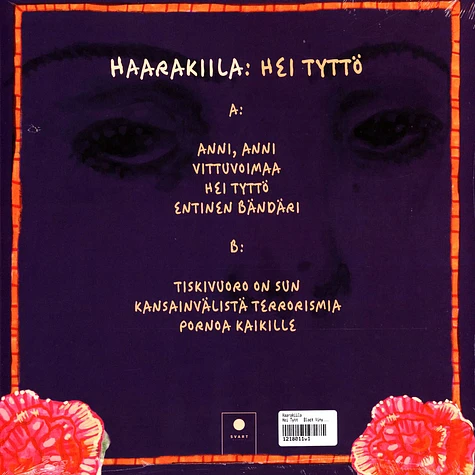 Haarakiila - Hei Tyttö Black Vinyl Edition