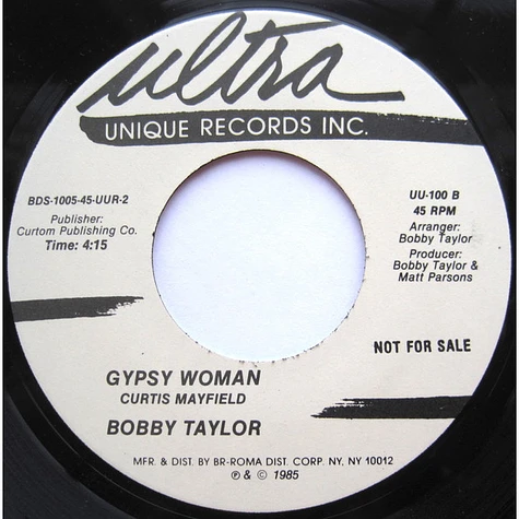 Bobby Taylor - Believe In Yourself / Gypsy Woman