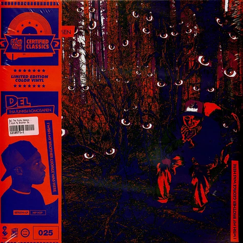 Del The Funky Homosapien - I Wish My Brother George Was Here Day-Glo Washed Colored Vinyl Edition