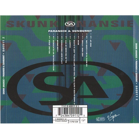 Skunk Anansie - Paranoid & Sunburnt