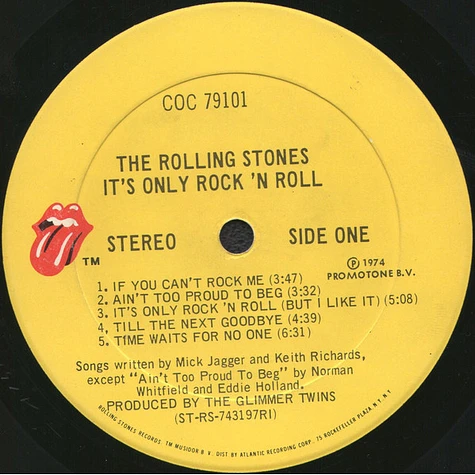 The Rolling Stones - It's Only Rock 'N Roll