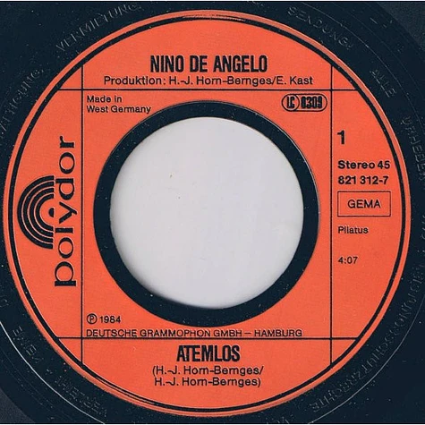 Nino de Angelo - Atemlos