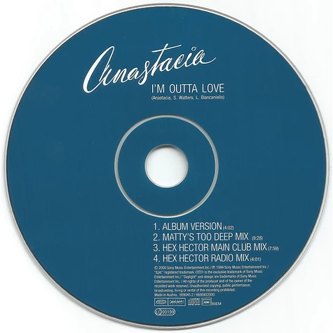 Anastacia - I'm Outta Love