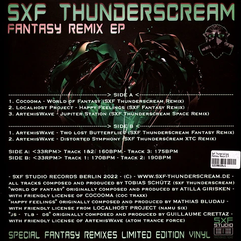 Sxf Thunderscream - Fantasy Remix E.P.