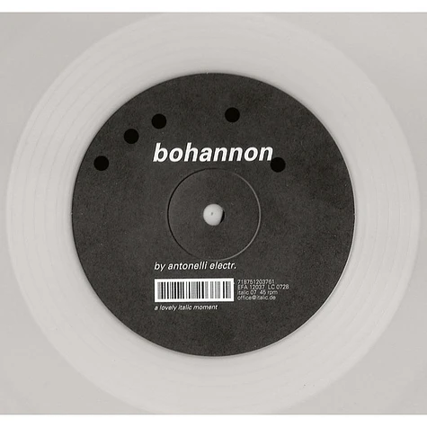 Antonelli Electr. - Bohannon