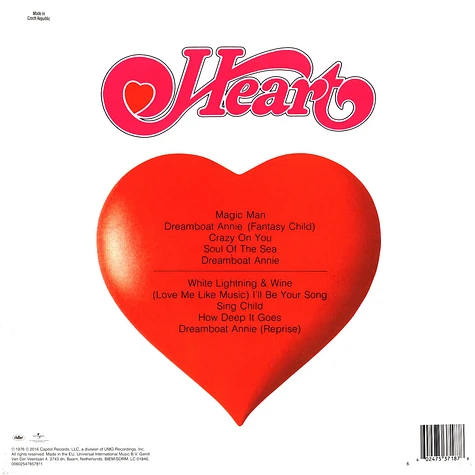 Heart - Dreamboat Annie Red Vinyl Edition