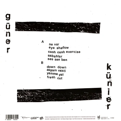 Güner Künier - Yaramaz Black Vinyl Edition