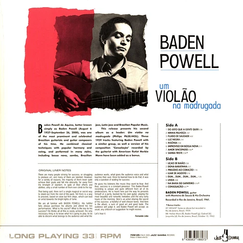 Baden Powell - Um Violao Na Madrugada Limited Edition