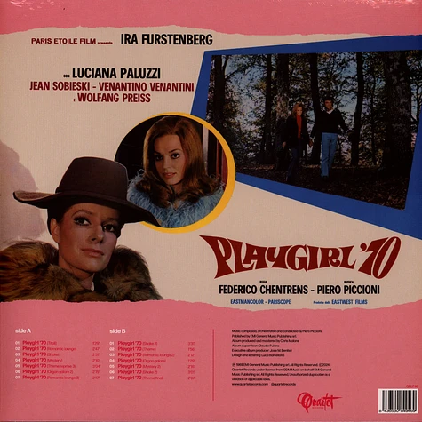 Piero Piccioni - OST Playgirl '70 White Vinyl Edition