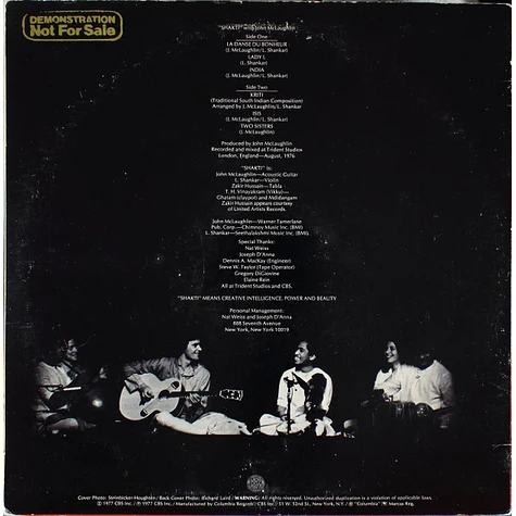 Shakti with John McLaughlin - A Handful Of Beauty