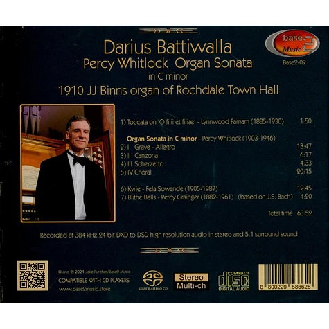 Percy Whitlock - Organ Sonata Sacd