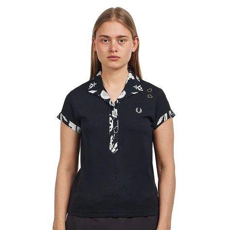 Fred Perry x Amy Winehouse Foundation - Printed Trim Polo