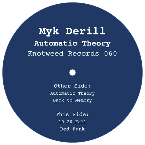 Myk Derill - Automatic Theory EP