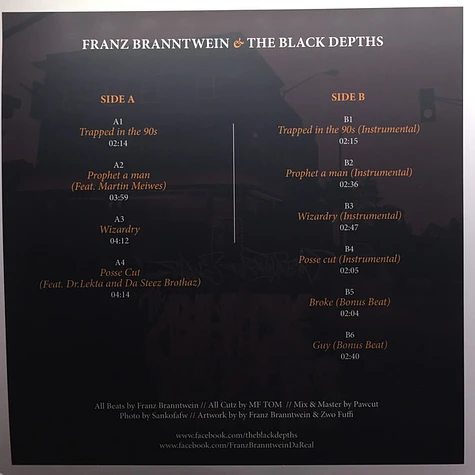 Franz Branntwein & The Black Depths - Franz Branntwein & The Black Depths EP