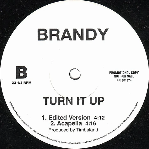 Brandy - Turn It Up