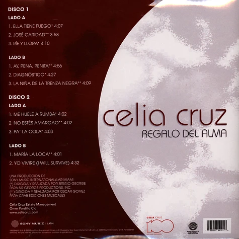 Celia Cruz - Regalo Del Alma Silver Vinyl Edition