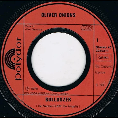 Oliver Onions - Bulldozer