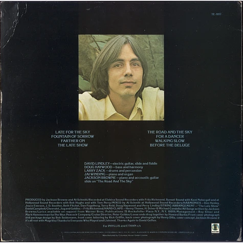 Jackson Browne - Late For The Sky