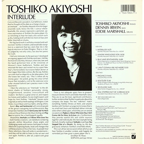 Toshiko Akiyoshi - Interlude