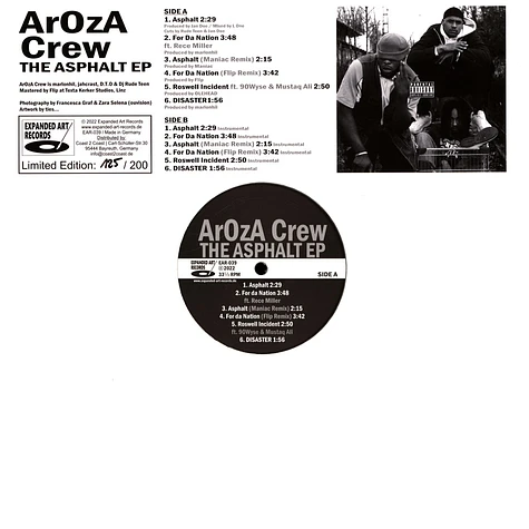 Aroza Crew - The Asphalt EP