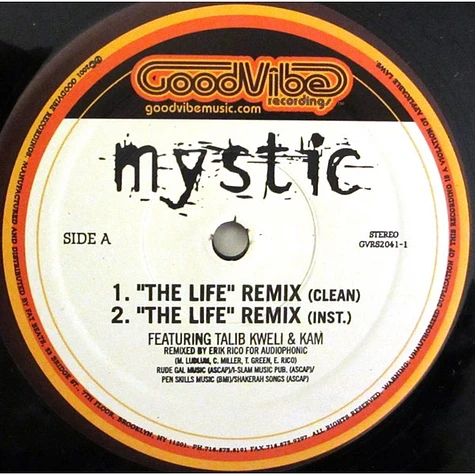 Mystic Featuring Talib Kweli & Kam - The Life (Remix)