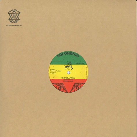 Johnny Scar & Solomonic All Stars - United Africa / Dub It In Africa