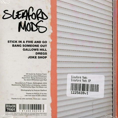 Sleaford Mods - Sleaford Mods EP