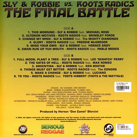 Sly And Robbie Vs Roots Raddics - The Final Battle