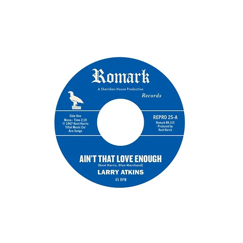 Larry Atkins - Ain't That Love Enough / Lighten Up