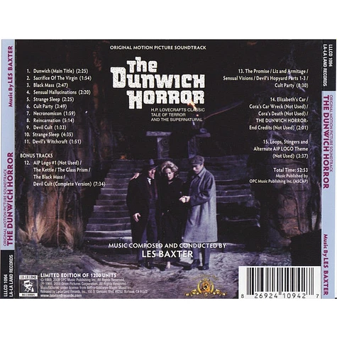 Les Baxter - OSTThe Dunwich Horror